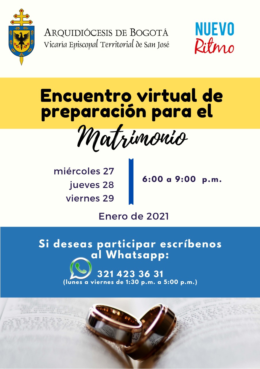 Encuentro virtual prematrimonial